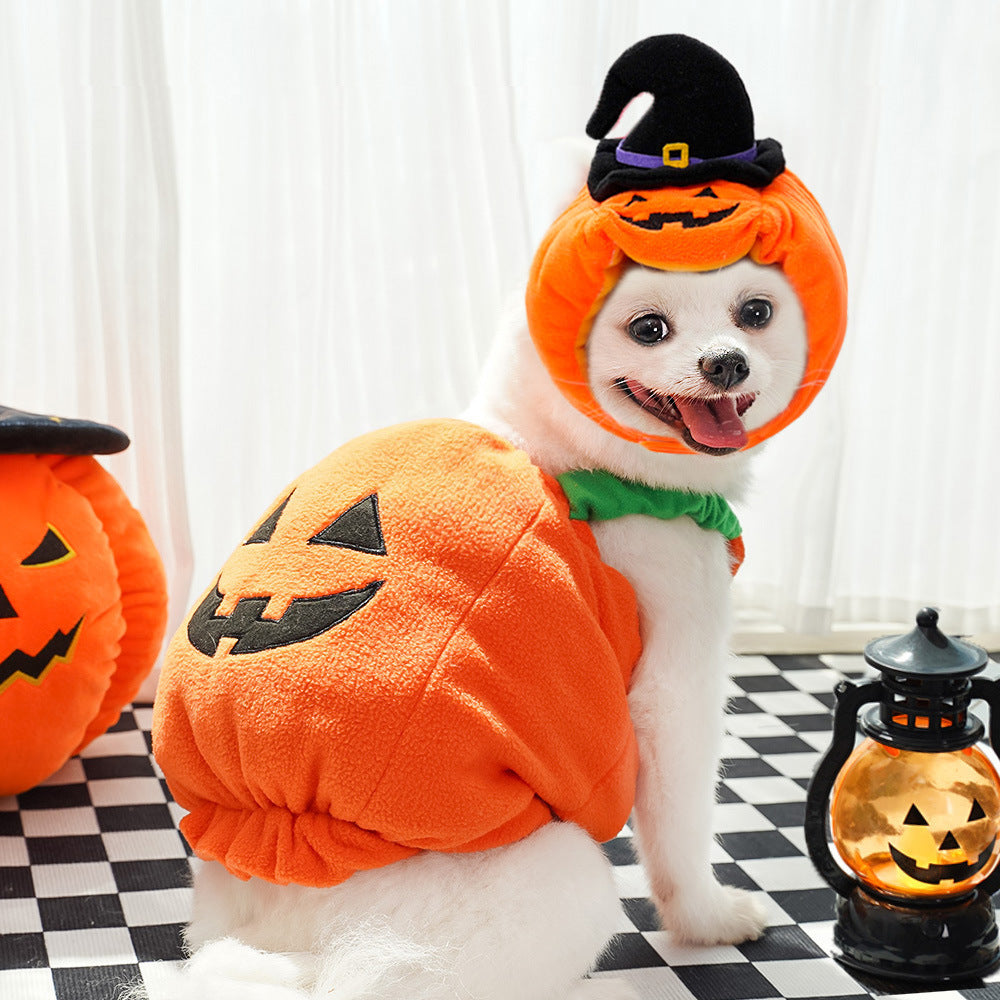 Funny Halloween Christmas Cat Pet Costume for Dogs, Two-Legged Style Poodle Disguise Outfit