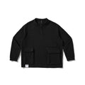 Waffle Knit Henley Neck Loose Casual Oversized Hoodie for Men and Women