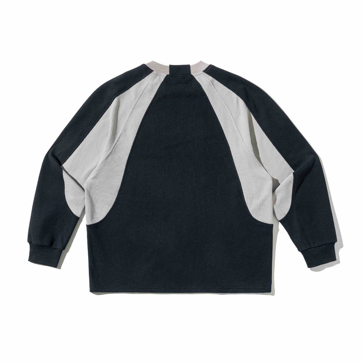 Color-blocked Drop Shoulder Loose Fit  Oversized Hoodie Sweatshirt for Men