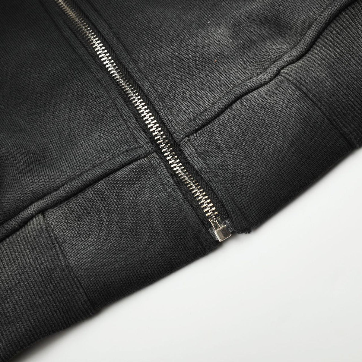 Letter washed hoodie cardigan versatile jacket