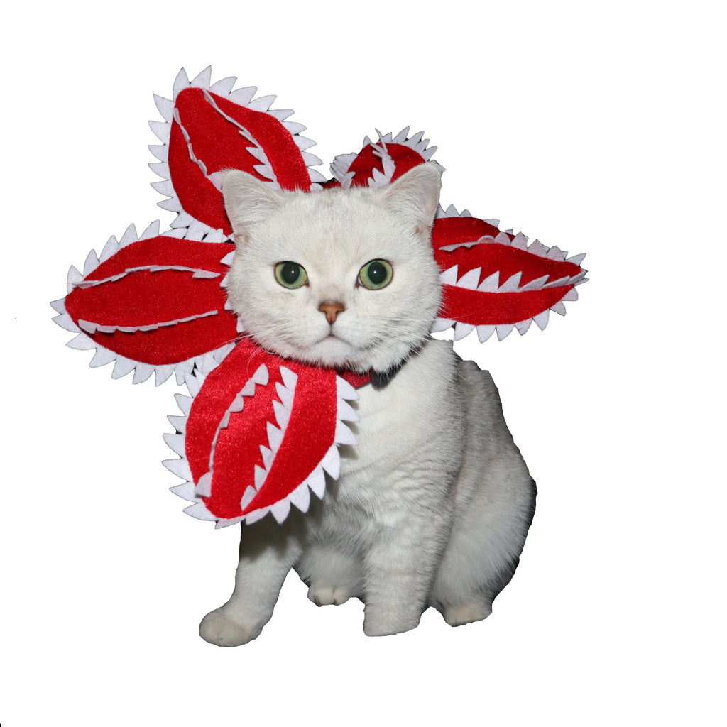 Pet Cat Dog Carnivorous Plant Headpiece Halloween Cosplay Costume Hat