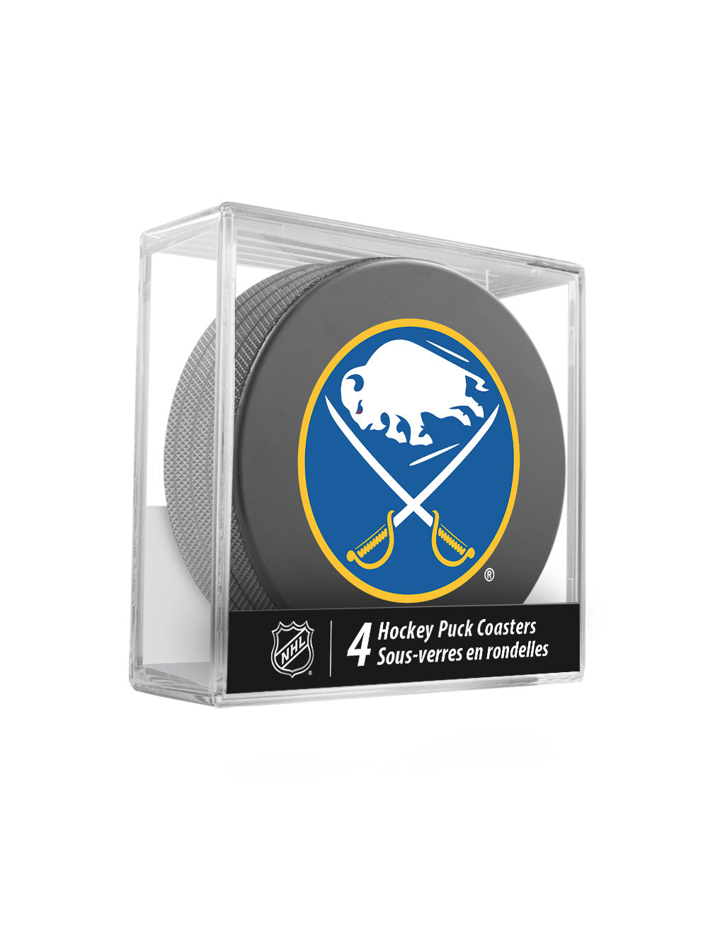 Buffalo Sabres Hockey Puck Coaster Set