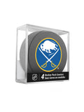 Buffalo Sabres Hockey Puck Coaster Set