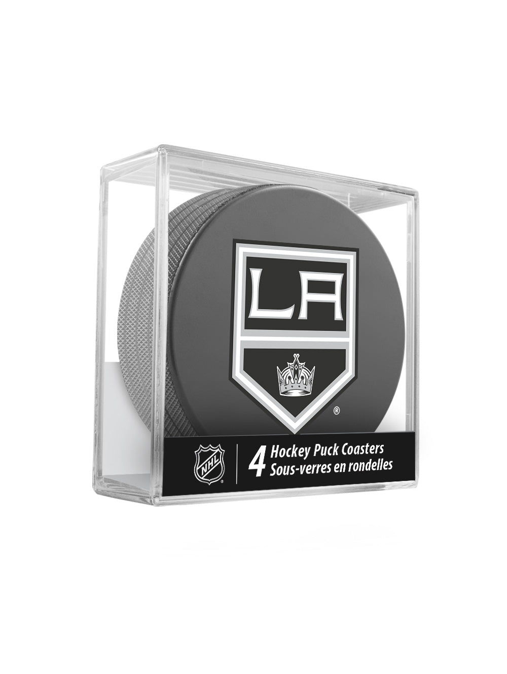 Los Angeles Kings Hockey Puck Coaster Set