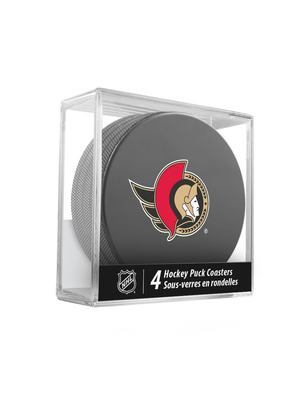 Ottawa Senators Hockey Puck Coaster Set