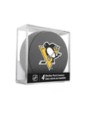 Pittsburgh Penguins Hockey Puck Coaster Set