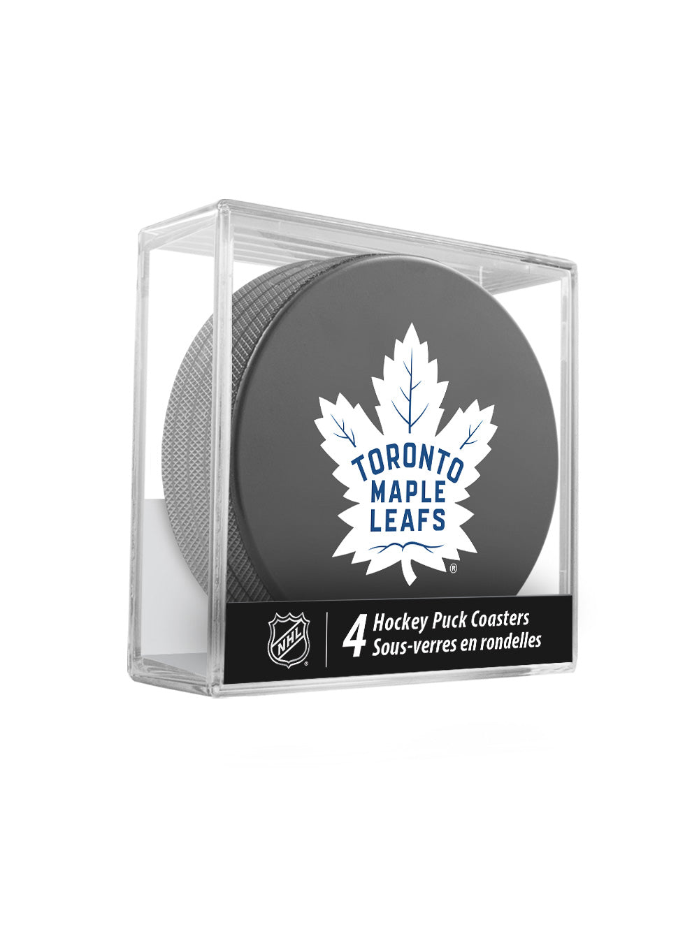 Toronto Maple Leafs Hockey Puck Coaster Set