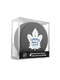Toronto Maple Leafs Hockey Puck Coaster Set