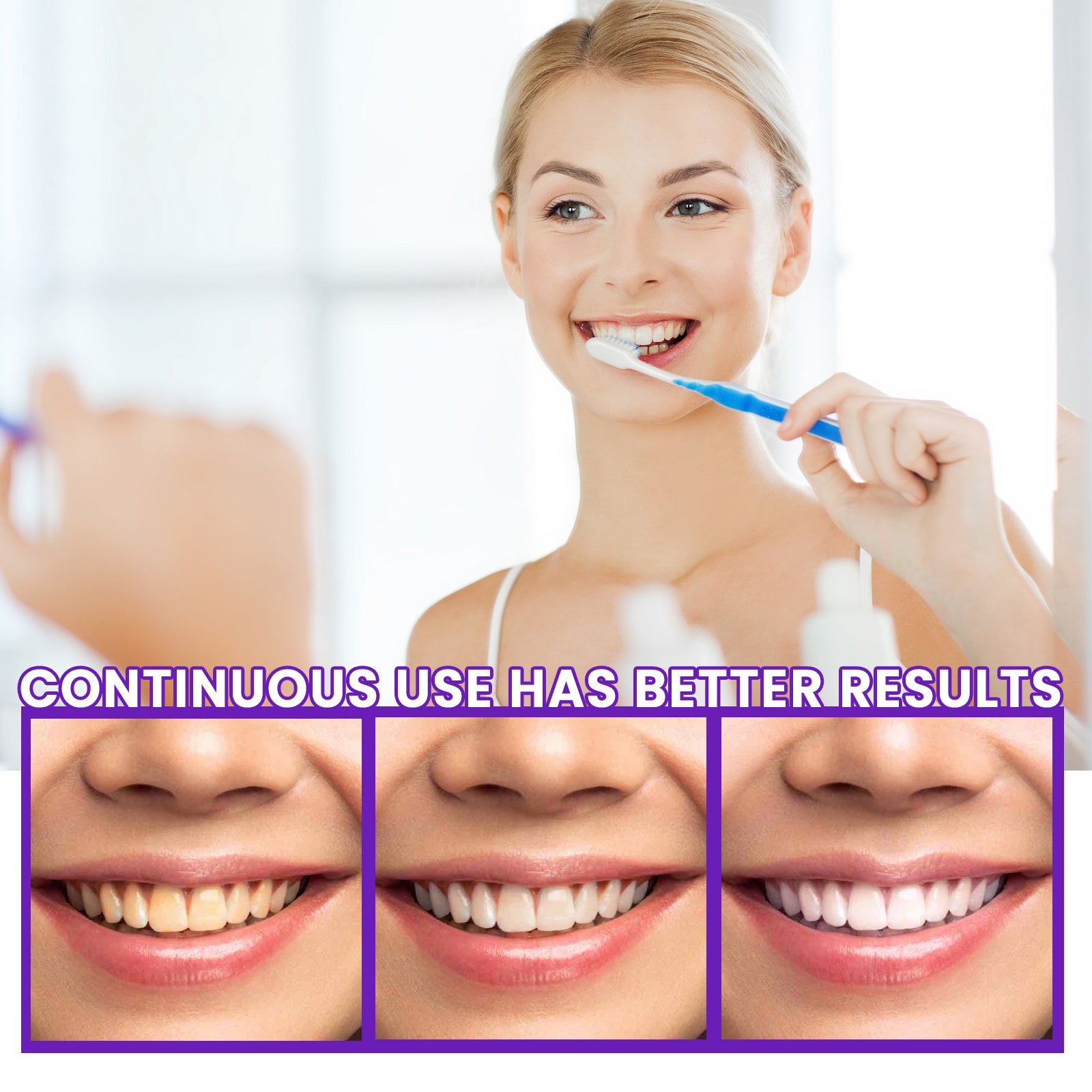 West&Month Purple Mousse Toothpaste Daily Mouthguard Gently Cleans Stains And Tartar Freshen The Mouth