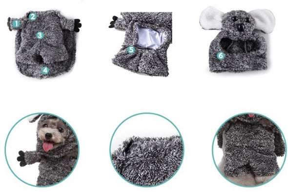 Thick dog cotton coat for pets
