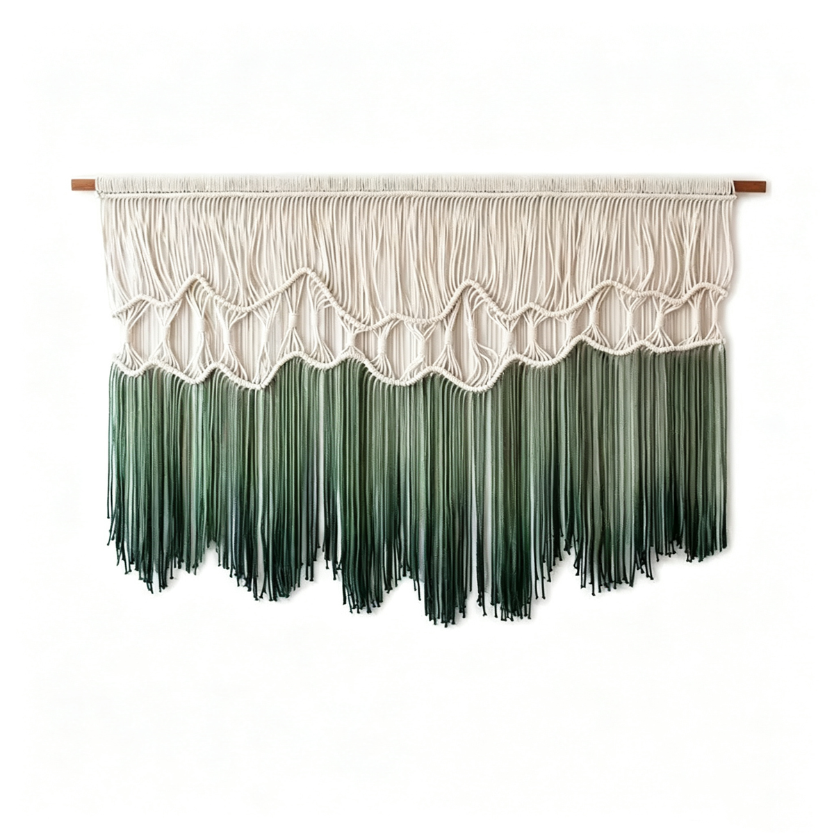 Hand woven gradient tapestry