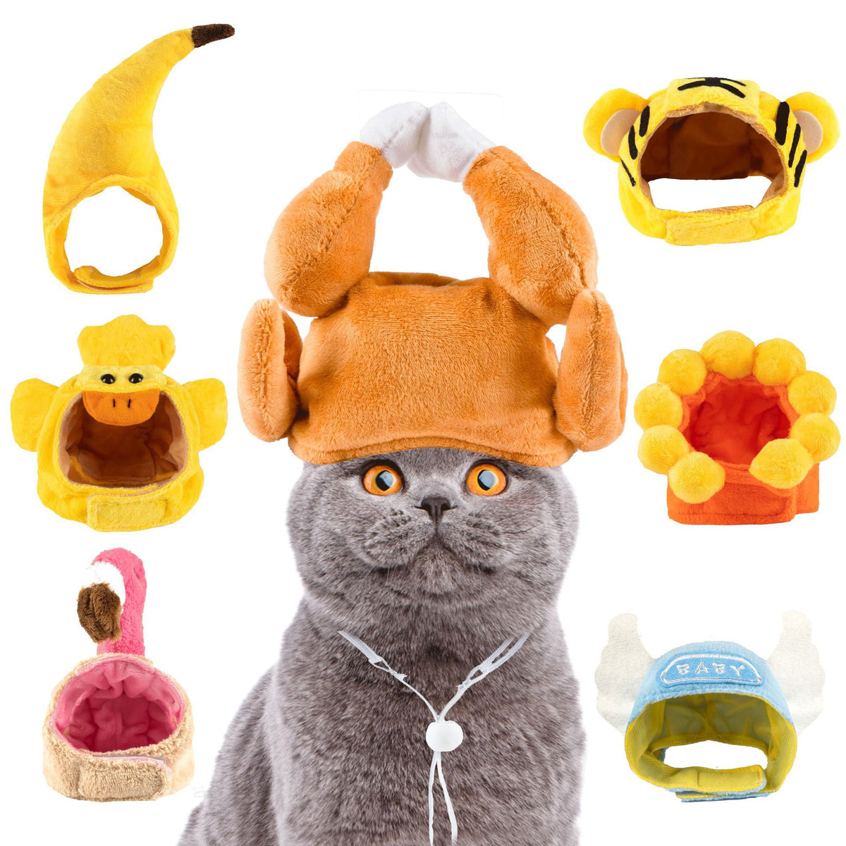 Pet chicken leg hat dog cat