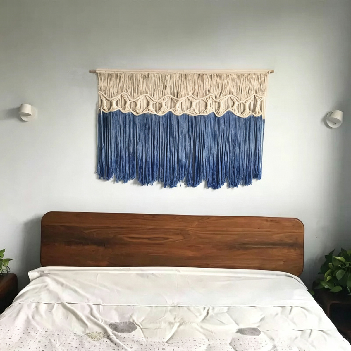 Hand woven gradient tapestry