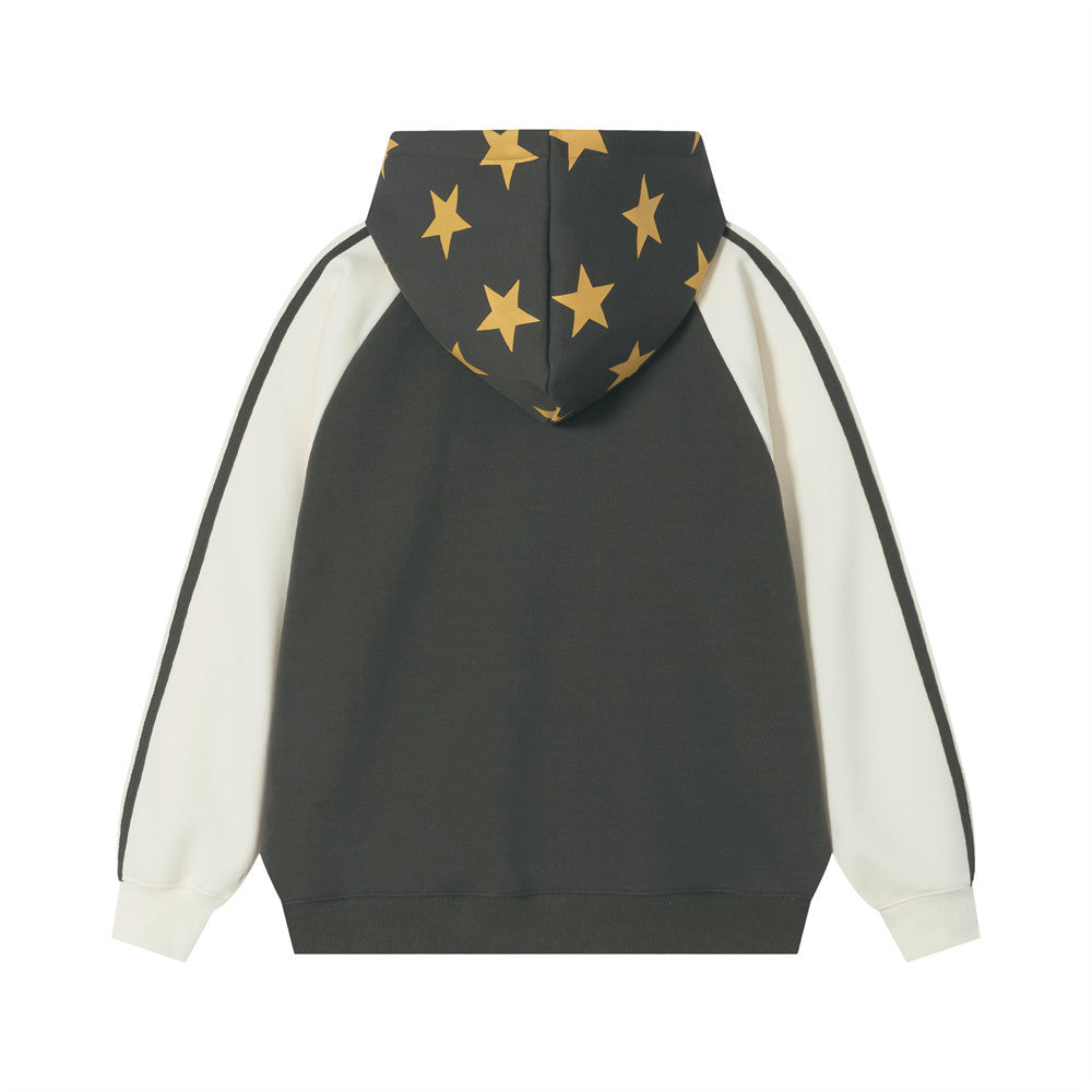 Fun Little Bear Cartoon Printed Hoodie