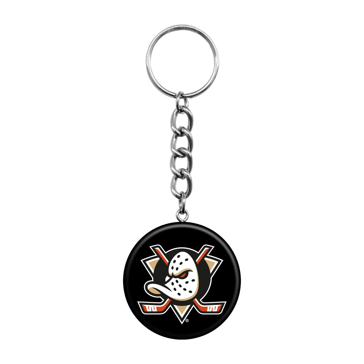Anaheim Ducks Mini Hockey Puck Keychain
