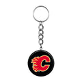 Calgary Flames Mini Hockey Puck Keychain