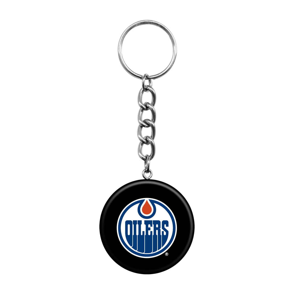 Edmonton Oilers Mini Hockey Puck Keychain