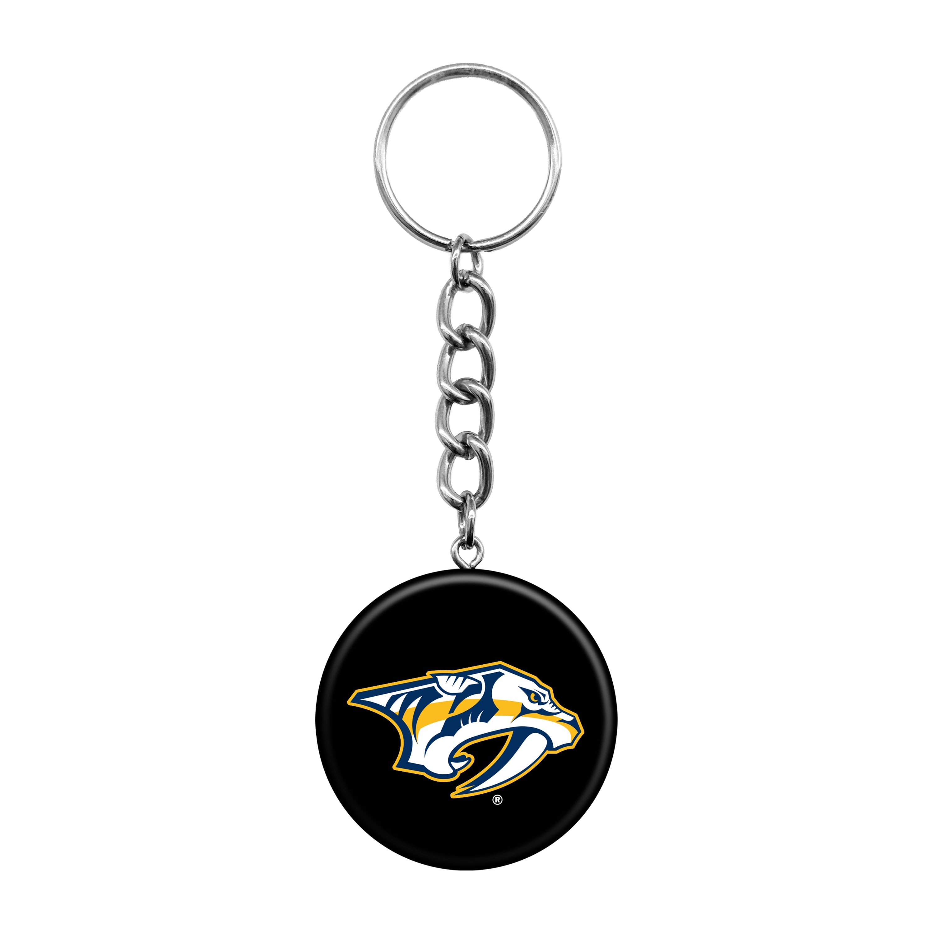 Nashville Predators Mini Hockey Puck Keychain