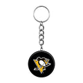 Pittsburgh Penguins Mini Hockey Puck Keychain