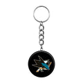 San Jose Sharks Mini Hockey Puck Keychain