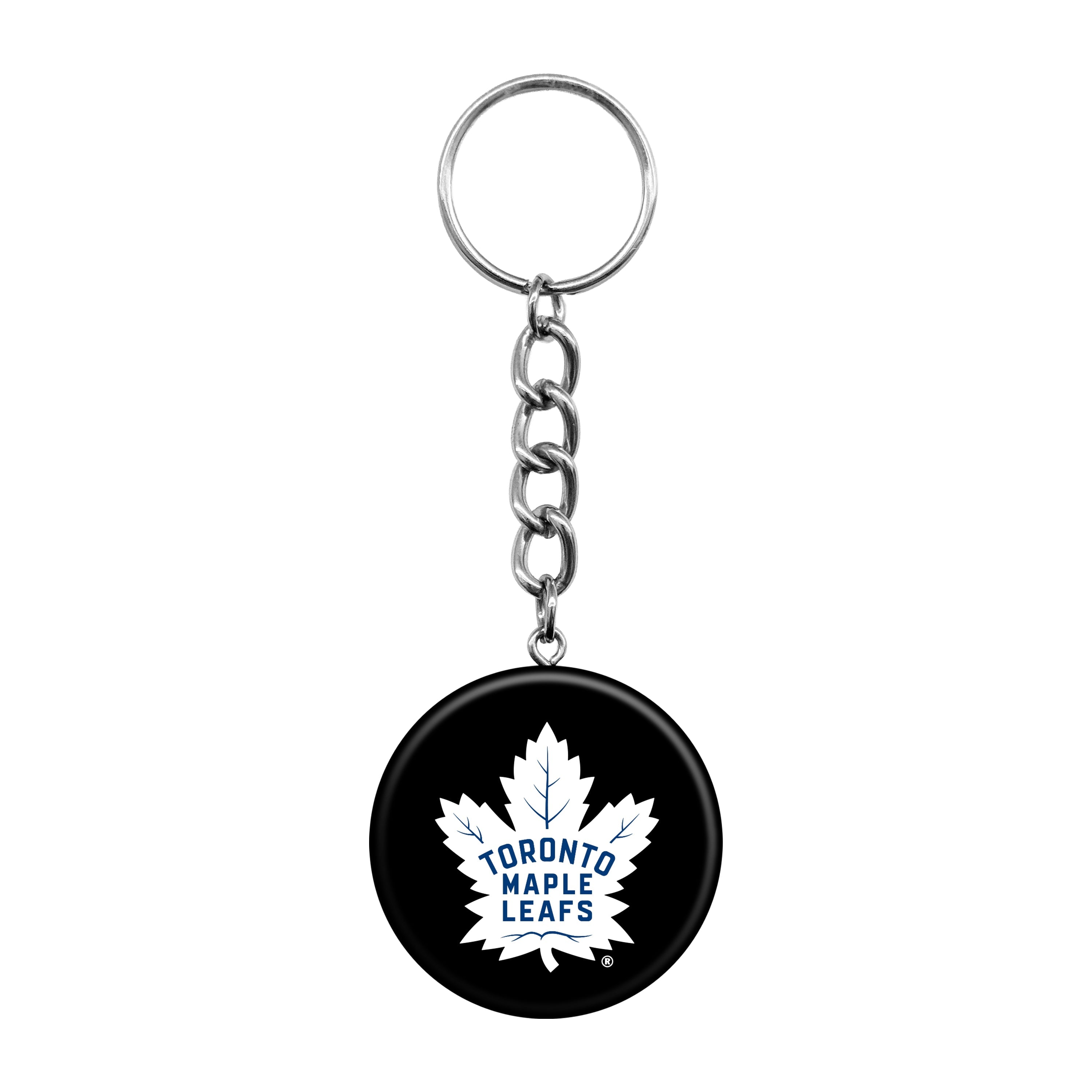 Toronto Maple Leafs Mini Hockey Puck Keychain