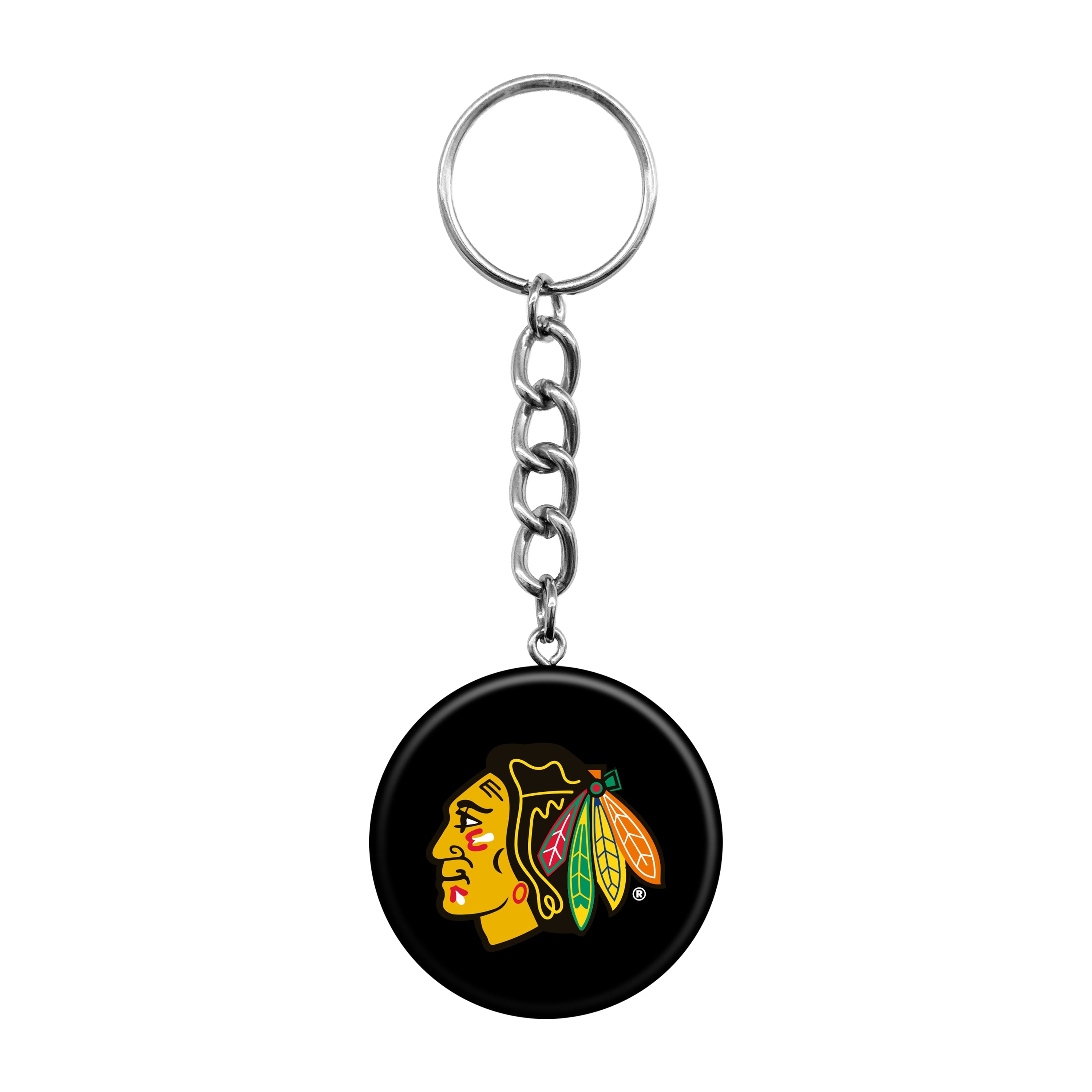 Chicago Blackhawks Mini Hockey Puck Keychain