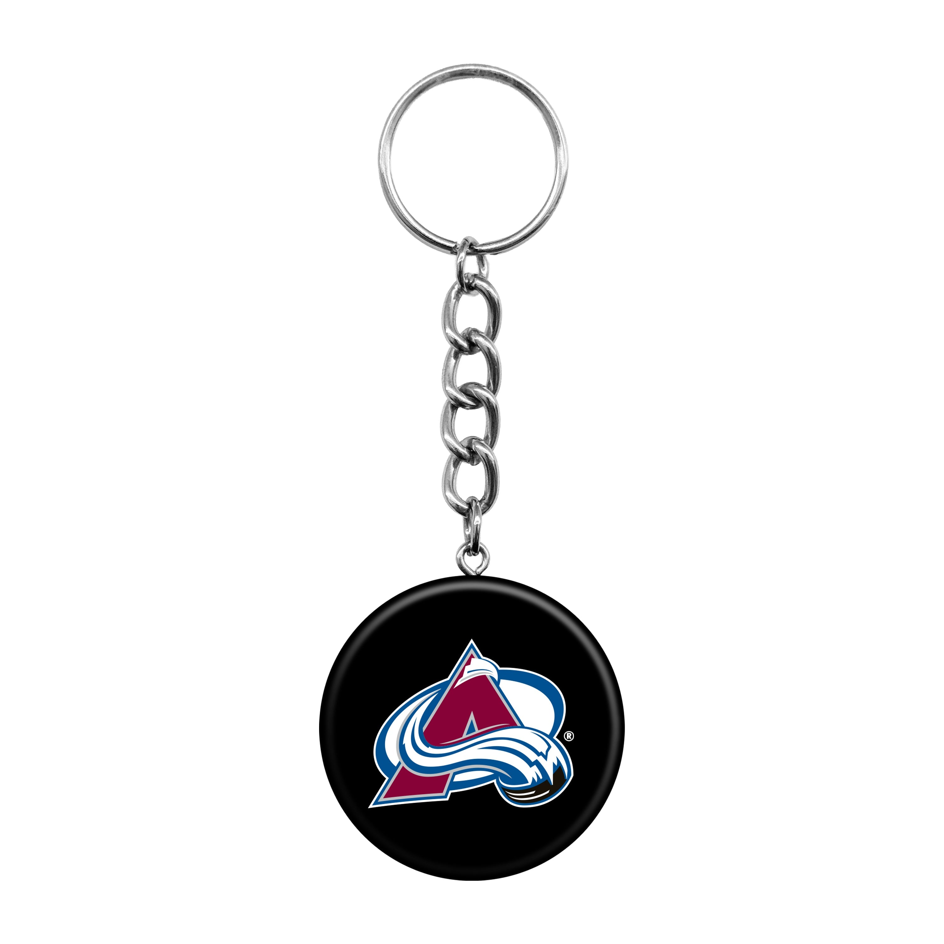 Colorado Avalanche Mini Hockey Puck Keychain