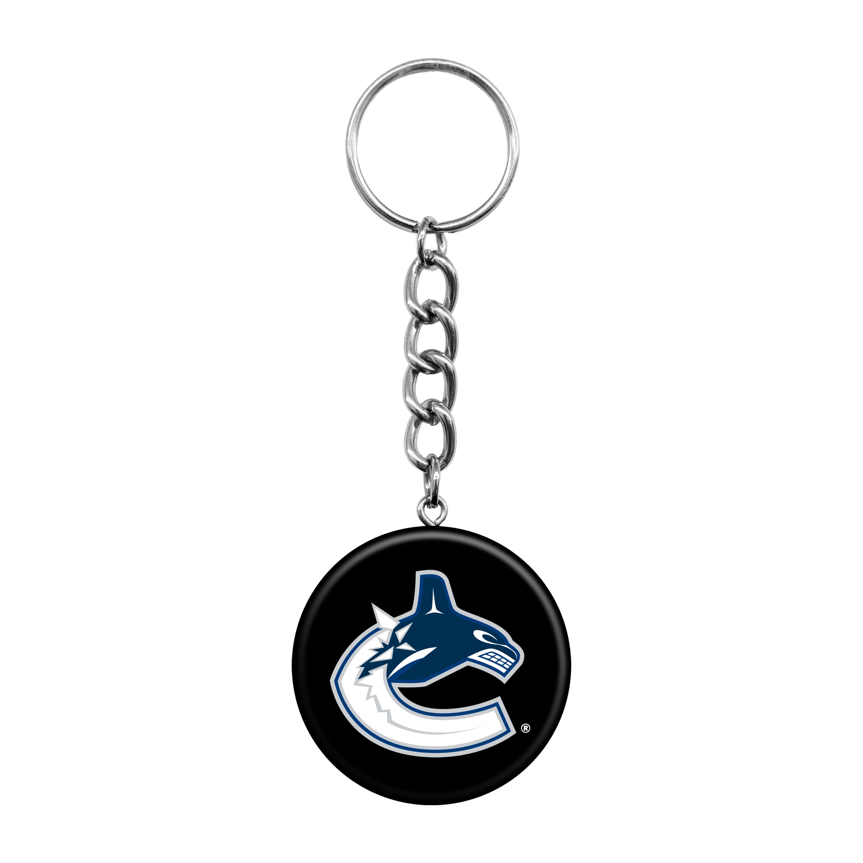 Vancouver Canucks Mini Hockey Puck Keychain