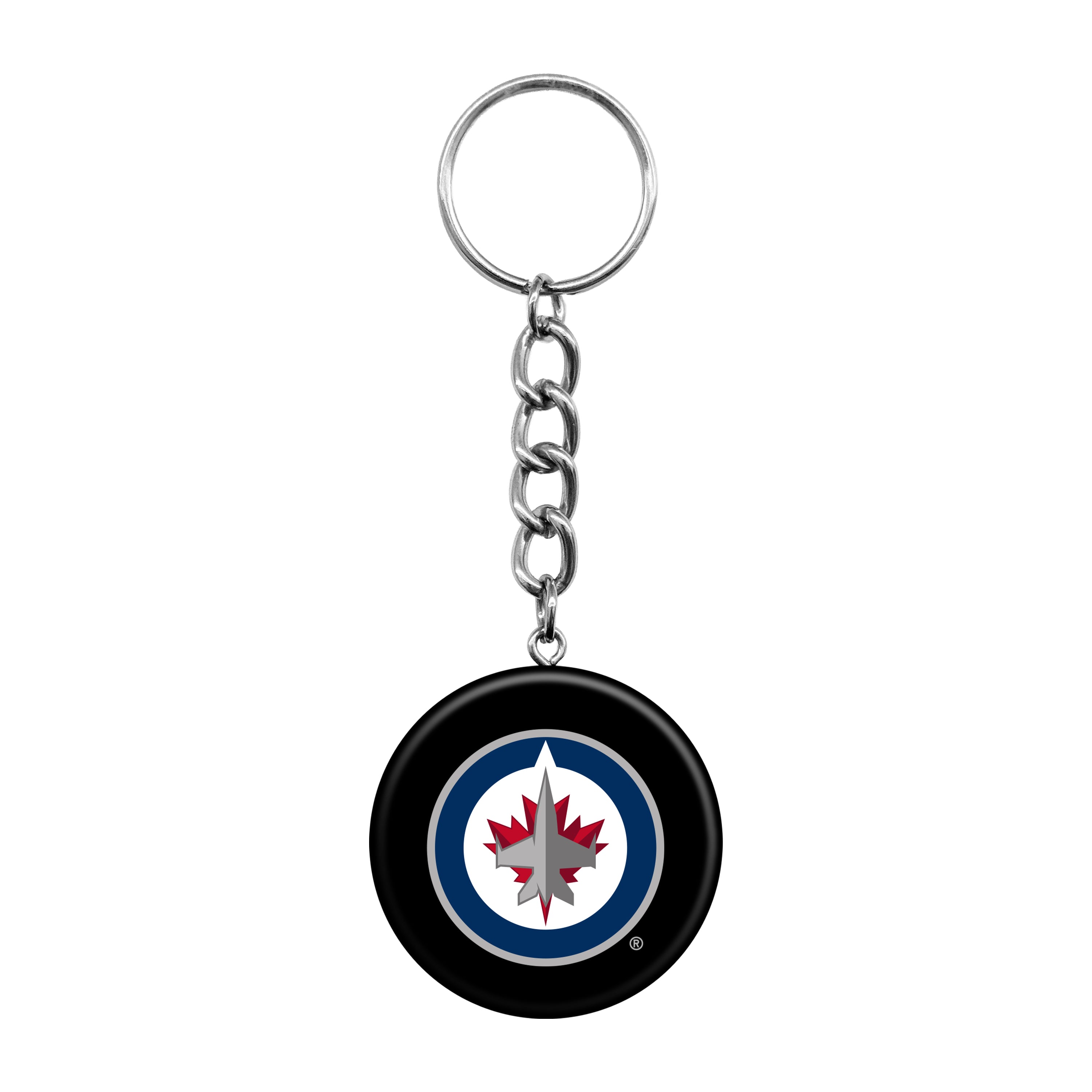 Winnipeg Jets Mini Hockey Puck Keychain